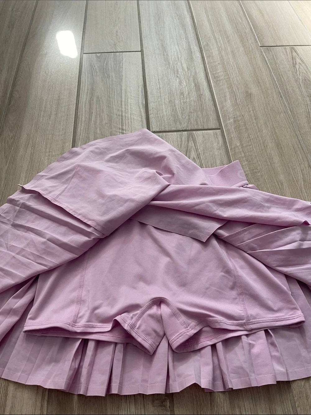 Alo Yoga Aces Pleated Tennis Skirt Skort Sugarplum Pink Sz S 4-6 W6235R